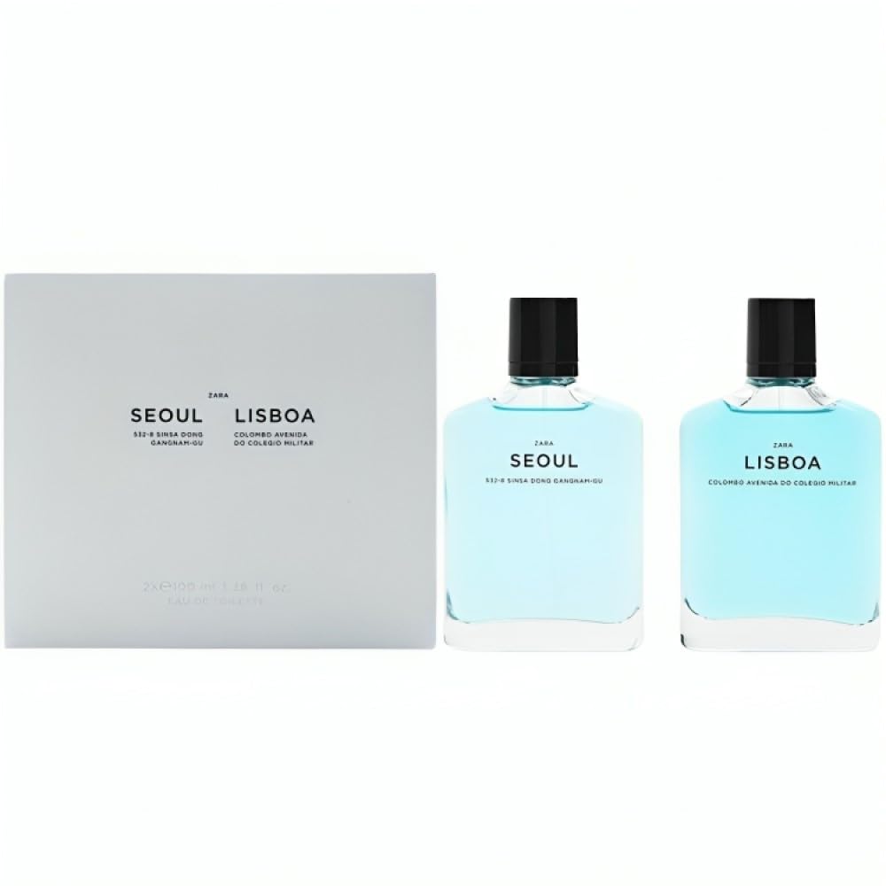Amazon.com : Zara Man Seoul + Lisboa Cologne for Men Fragrance